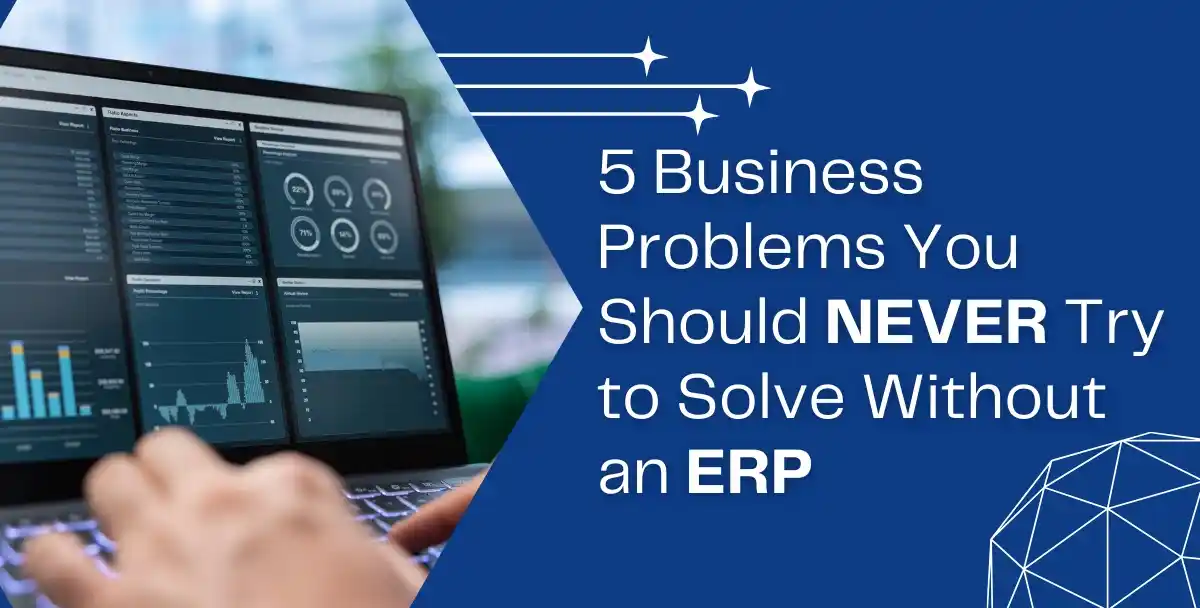 5 Business Problems You Should NEVER Try to Solve Without an ERP
